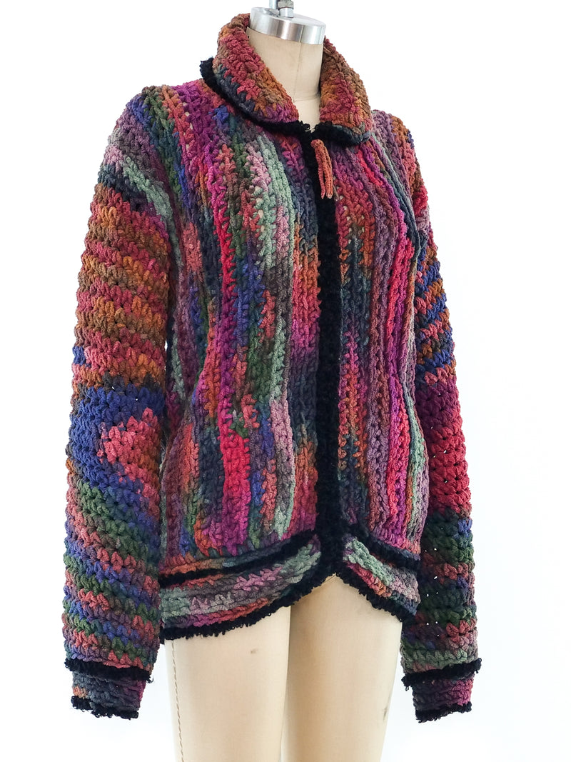 Chenille Knit Jacket Jacket arcadeshops.com