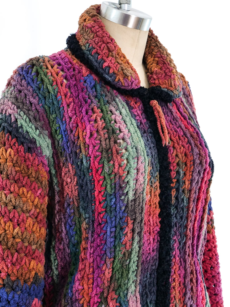 Chenille Knit Jacket Jacket arcadeshops.com