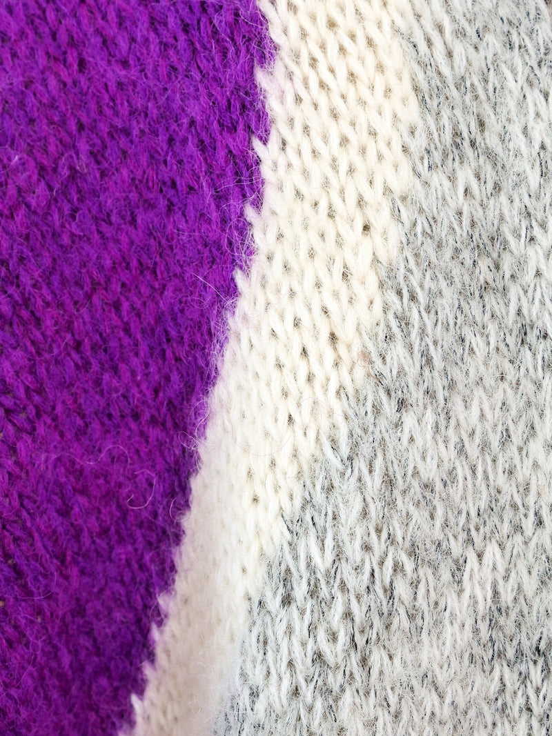 Geometric Pattern Maxi Cardigan Jacket arcadeshops.com