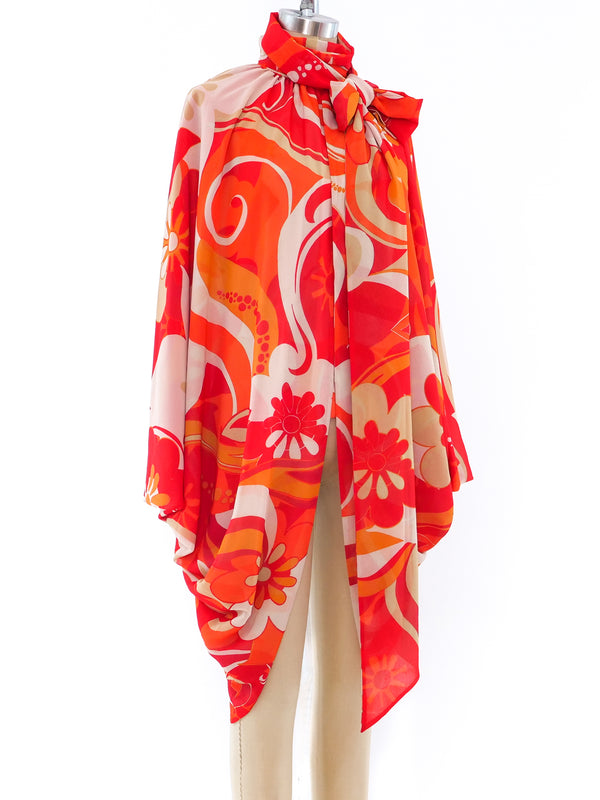 Dries Van Noten Caped Kimono Sleeve Top Top arcadeshops.com