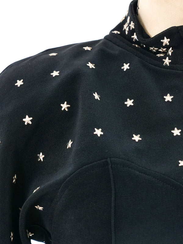 Studded Bodycon Jumpsuit Suit arcadeshops.com