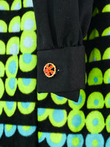 Printed Velvet Palazzo Jumpsuit Suit arcadeshops.com