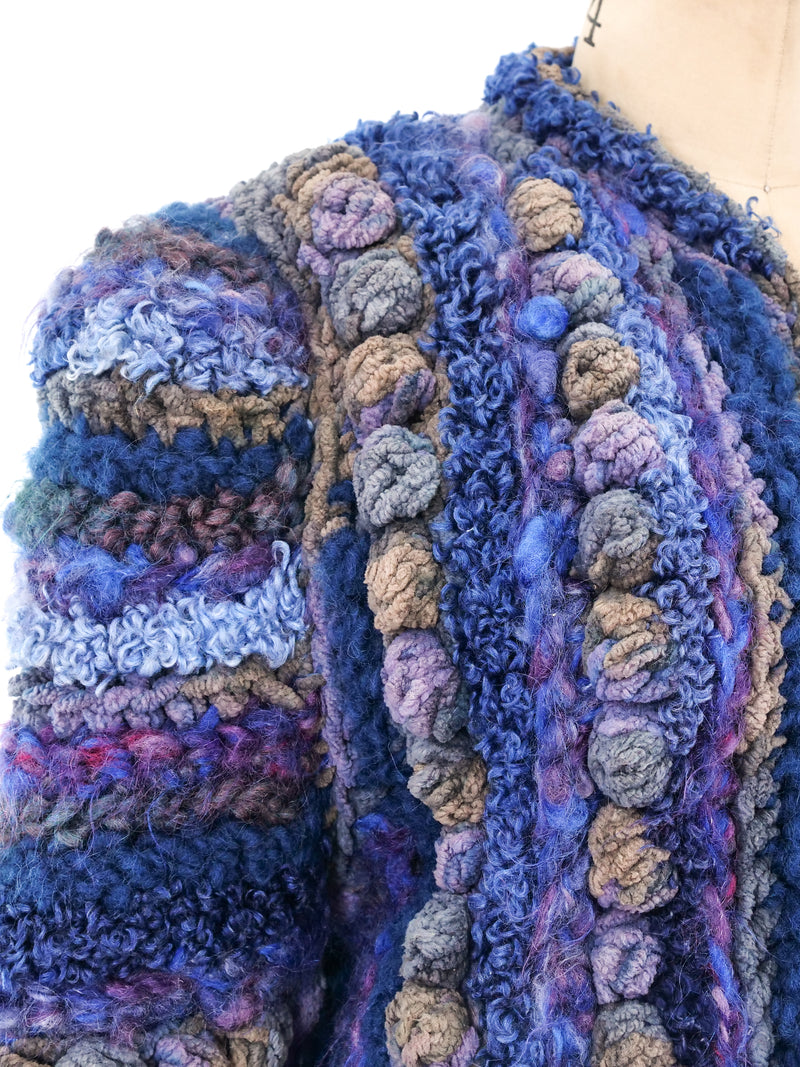 1980's Chenille Knit Jacket Jacket arcadeshops.com