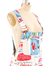 Jim Dandy Novelty Printed Overalls Suit arcadeshops.com