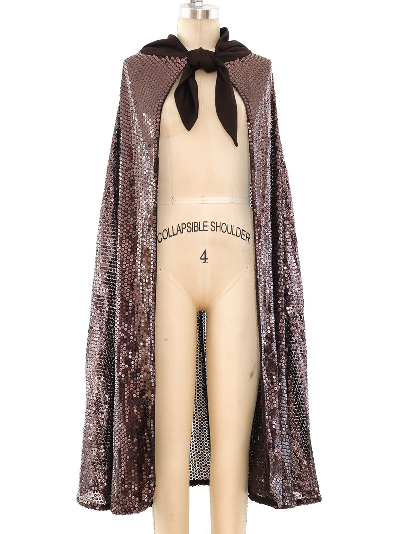 Stephen Burrows Sequin Cape Jacket arcadeshops.com