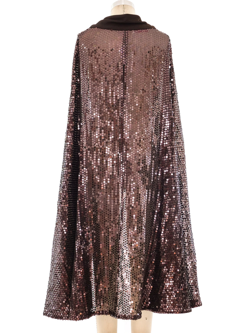 Stephen Burrows Sequin Cape Jacket arcadeshops.com