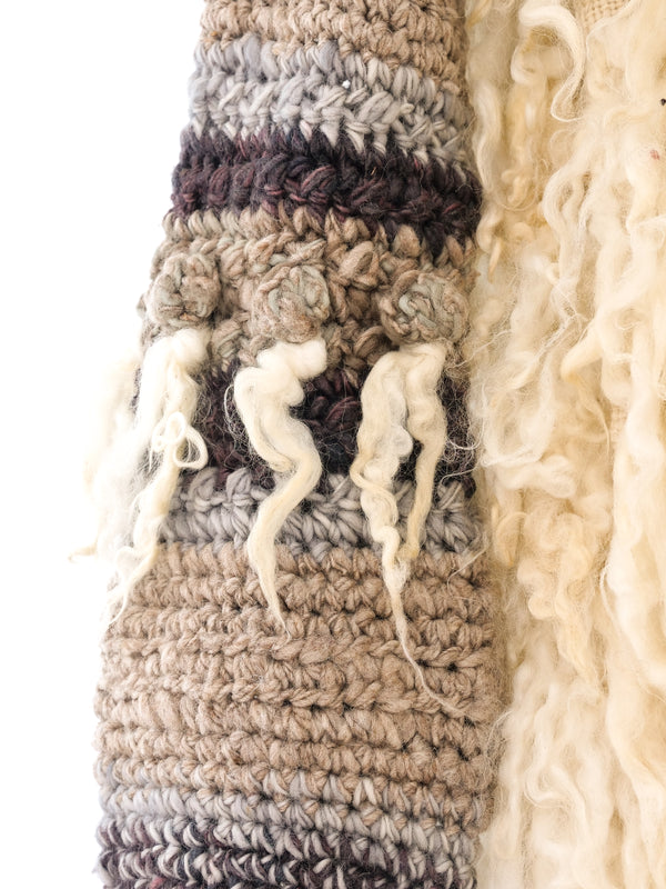 Lamb Wool Fringe Jacket Jacket arcadeshops.com