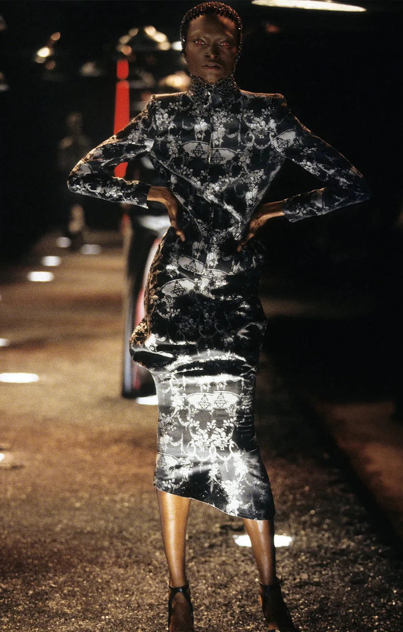 Alexander McQueen Joan Brocade Skirt Bottom arcadeshops.com