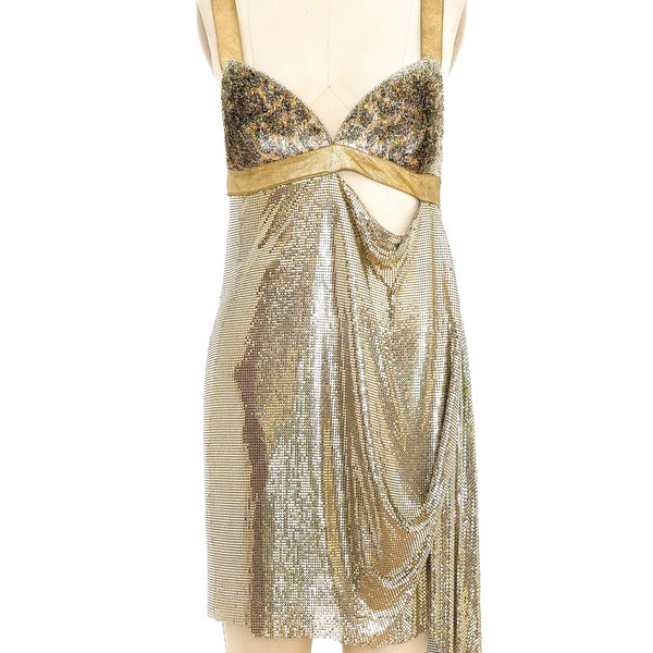 1994 Gianni Versace Runway Chainmail Dress 1994 Gianni Versace Runway Chainmail Dress