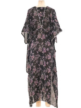Janice Wainwright Floral Printed Caftan Dress arcadeshops.com