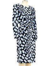 Yves Saint Laurent Floral Ruffle Dress Dress arcadeshops.com