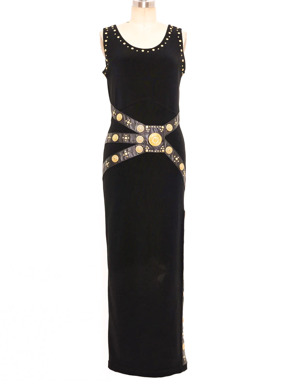 Embellished bodycon outlet maxi dress