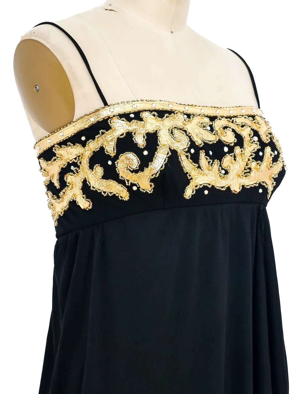 jersey empire dress Embellished Jersey Empire Gown