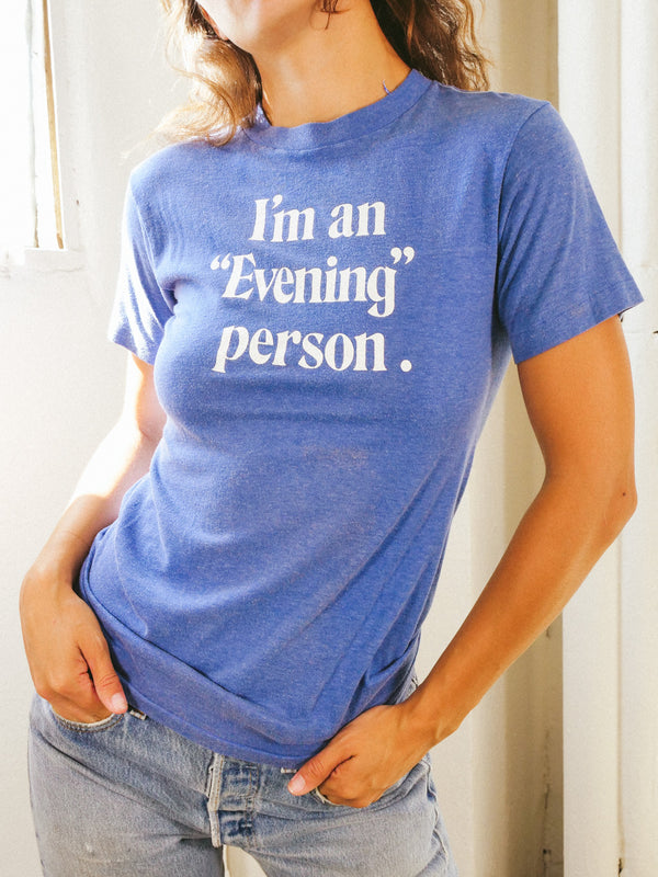 Evening Person Tee T-shirt arcadeshops.com