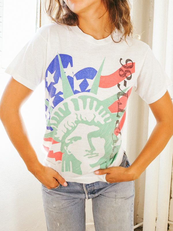 1986 Statue of Liberty Tee T-shirt arcadeshops.com
