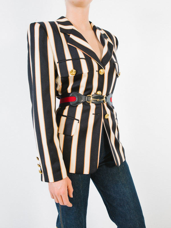 Gucci Horsebit Web Waist Belt Accessory arcadeshops.com