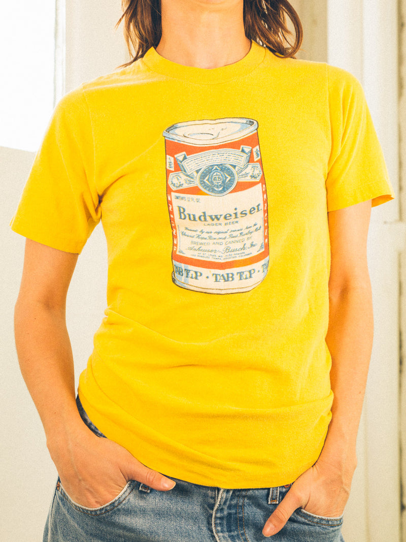 Budweiser Can Graphic Tee T-shirt arcadeshops.com