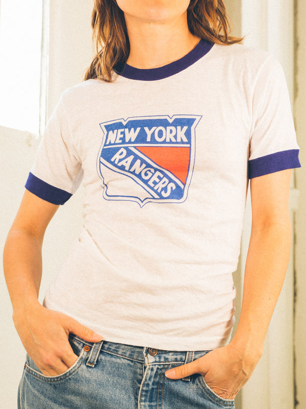 New York Rangers Ringer Tee T-shirt arcadeshops.com