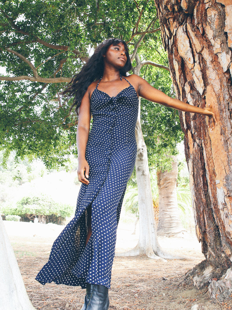 Thierry Mugler Star Print Halter Dress Dress arcadeshops.com