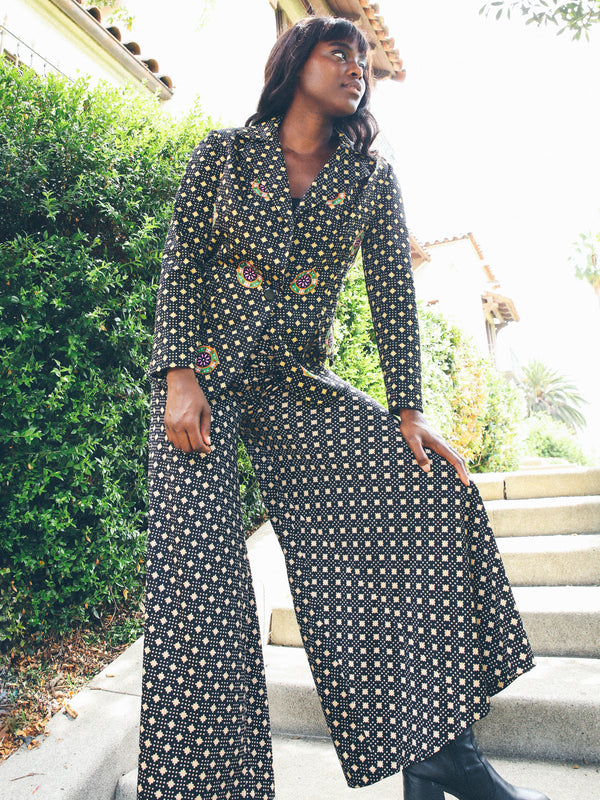 Mr. Dino Printed Palazzo Suit Suit arcadeshops.com