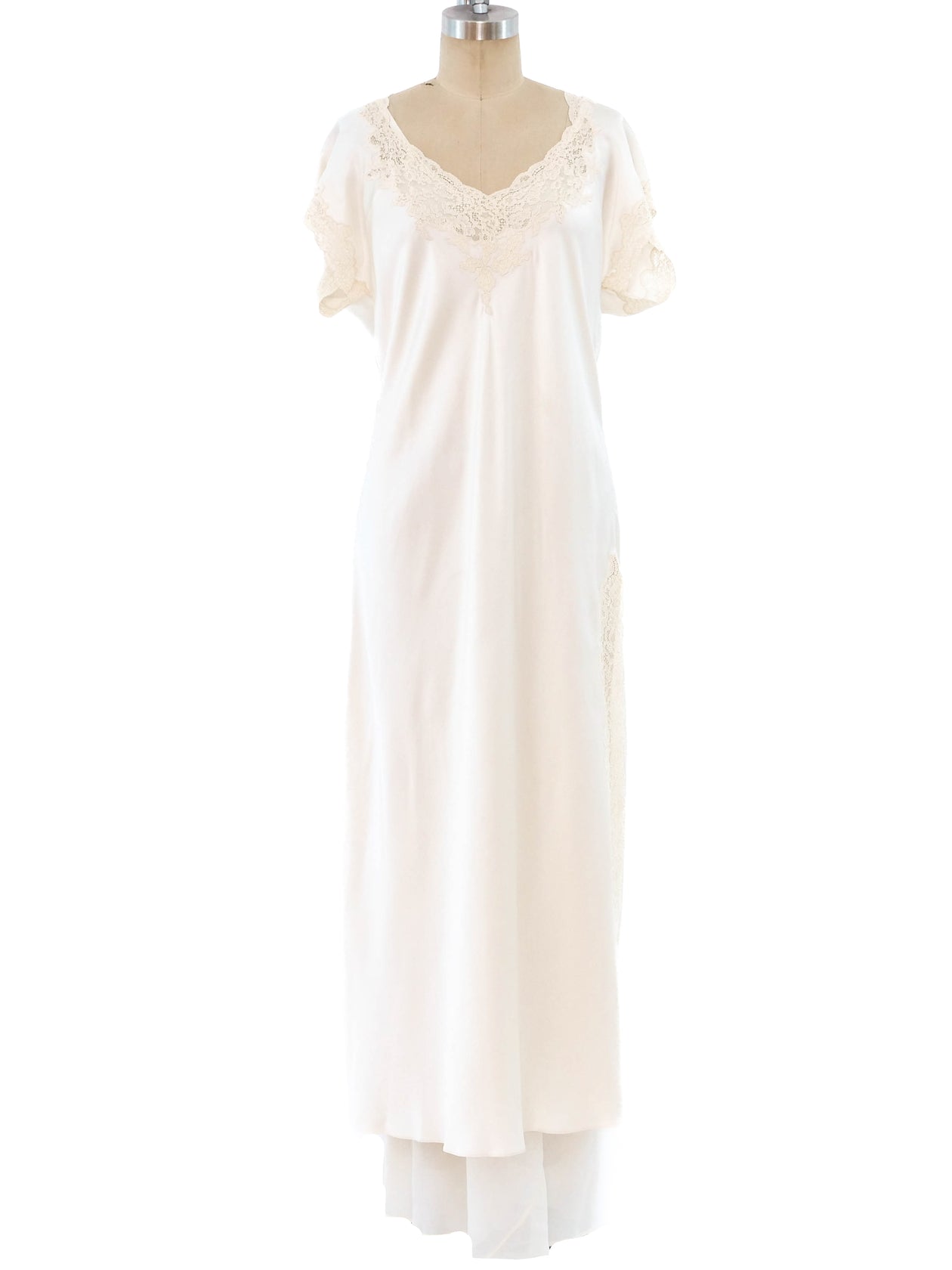 Christian Dior Lace Trimmed Slip Dress