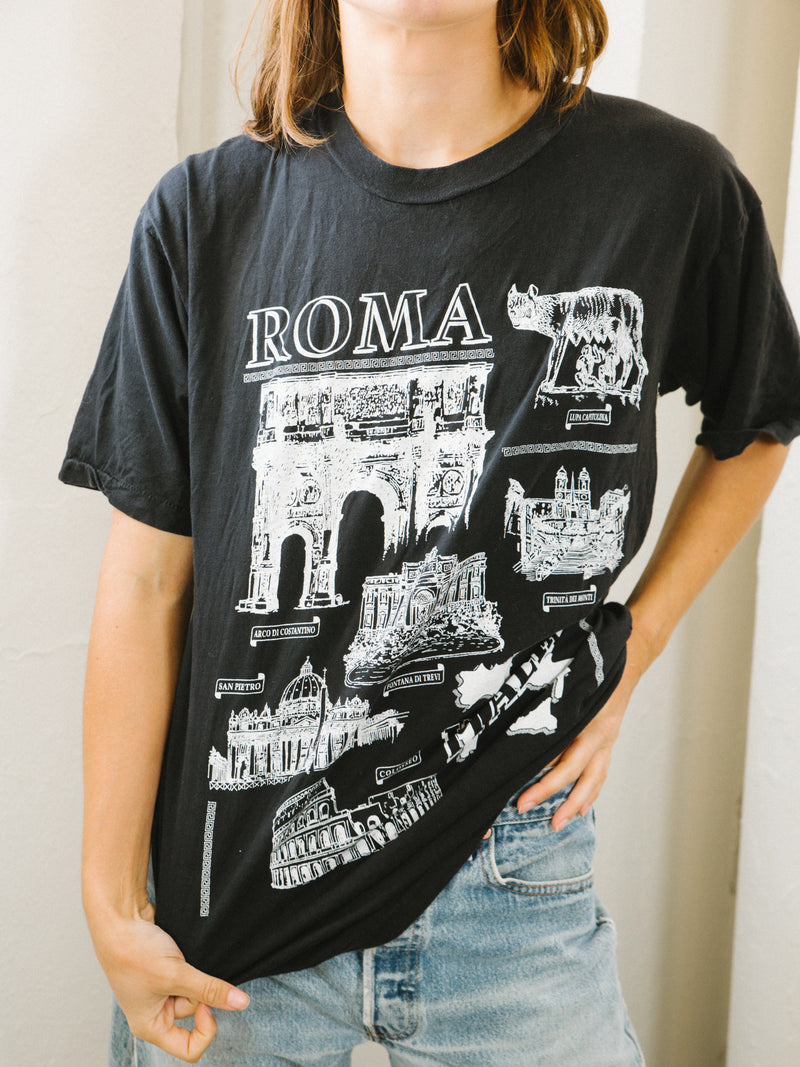 Rome Italy Tourism Tee T-shirt arcadeshops.com