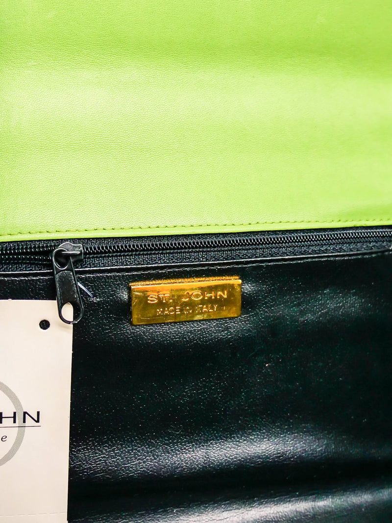 St John Lime Green Shoulder Bag Accessory arcadeshops.com