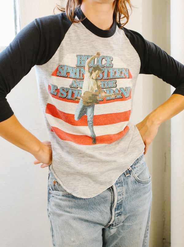 Bruce Springsteen Raglan Tour Tee T-shirt arcadeshops.com