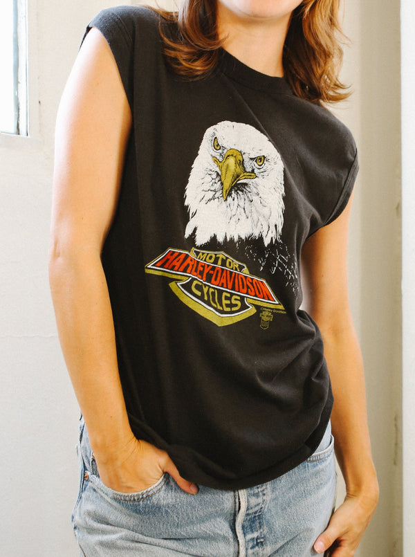 Harley Davidson Eagle Graphic Muscle Tee T-shirt arcadeshops.com