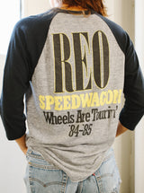 REO Speedwagon Raglan Tee T-shirt arcadeshops.com