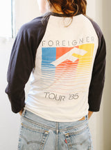 Foreigner Raglan Tour Tee T-shirt arcadeshops.com