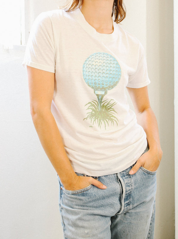Golf Ball Tee T-shirt arcadeshops.com