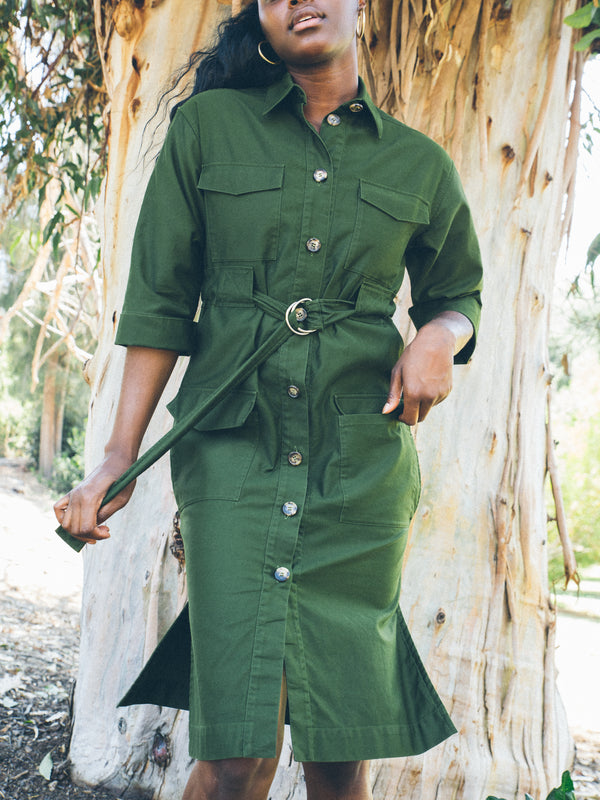 Celine Belted Utility Dress Dress arcadeshops.com