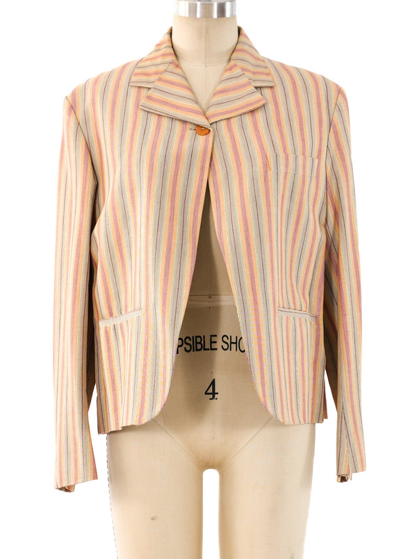 Callaghan Striped Cotton Jacket Jacket arcadeshops.com