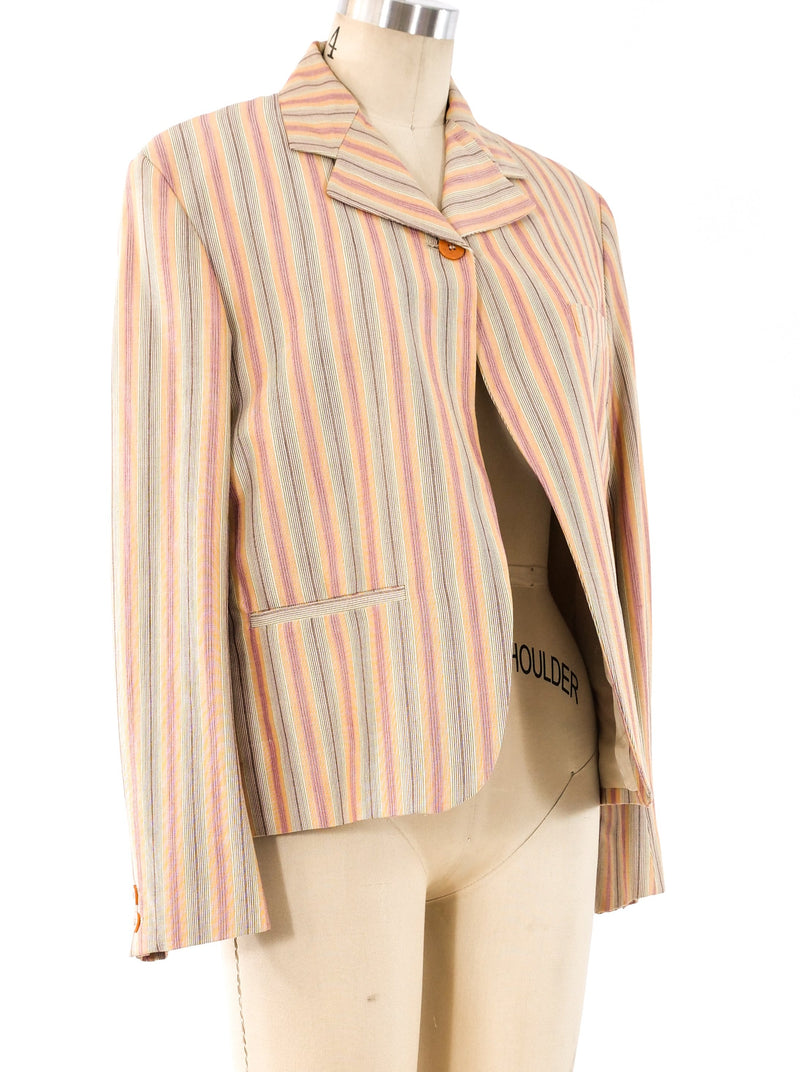 Callaghan Striped Cotton Jacket Jacket arcadeshops.com