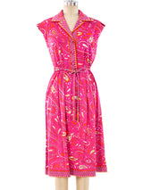 1960's Emilio Pucci Paisley Printed Sleeveless Dress Dress arcadeshops.com