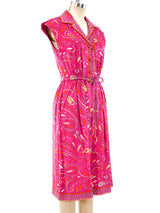 1960's Emilio Pucci Paisley Printed Sleeveless Dress Dress arcadeshops.com