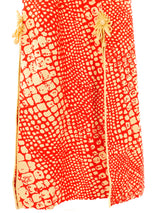 Reptile Printed Sleeveless Cotton Dress Dress arcadeshops.com