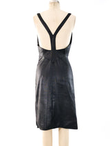 Valentino Waxed Linen Tank Dress Dress arcadeshops.com