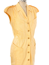 Thierry Mugler Sleeveless Midi Dress Dress arcadeshops.com
