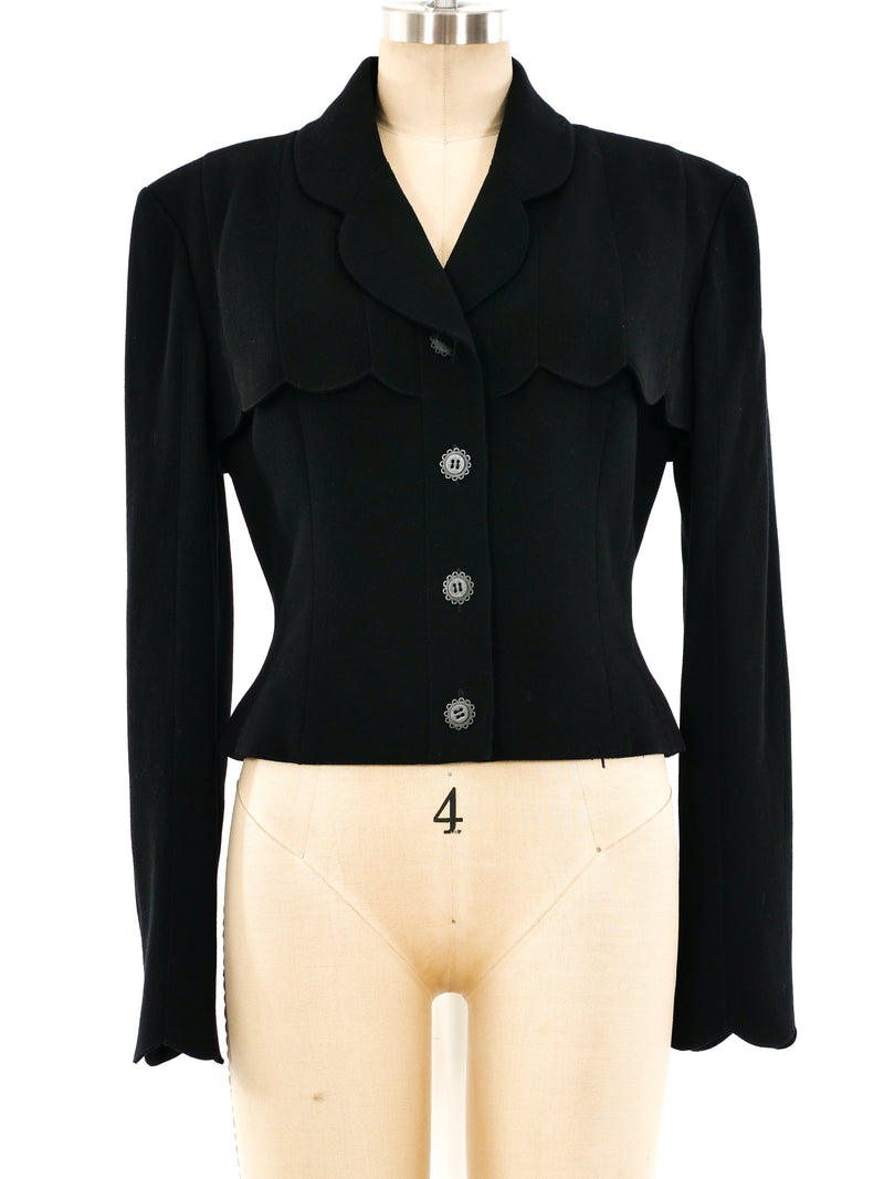 Karl Lagerfeld Wool Maxi Skirt Ensemble Suit arcadeshops.com