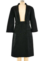 Chanel Double Breasted Silk Evening Coat Outerwear arcadeshops.com