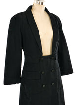 Chanel Double Breasted Silk Evening Coat Outerwear arcadeshops.com