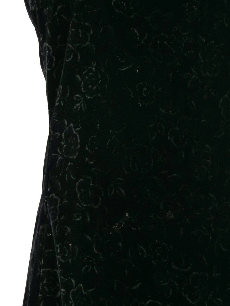 Versus by Gianni Versace Floral Velvet Dress Dress arcadeshops.com