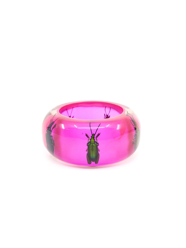 Lucite Insect Bangle Accessory arcadeshops.com
