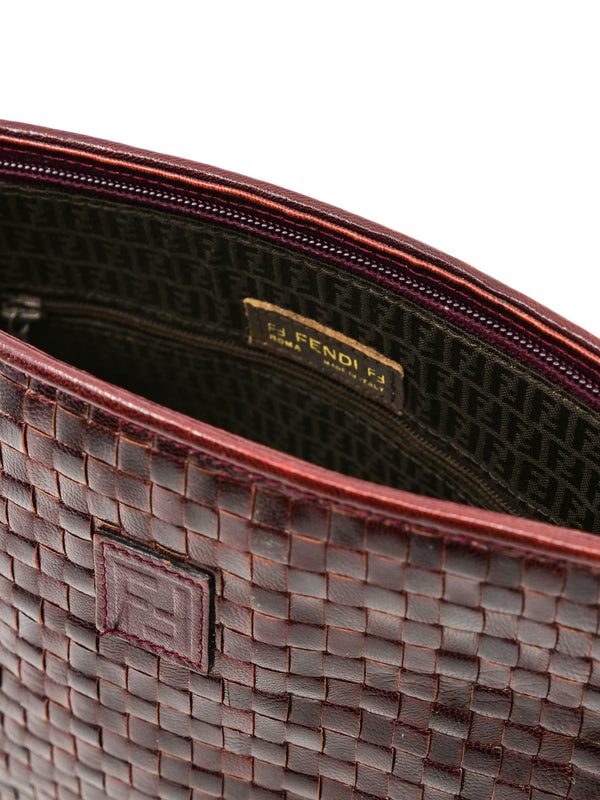 Fendi Woven Leather Shoulder Bag Accessory arcadeshops.com