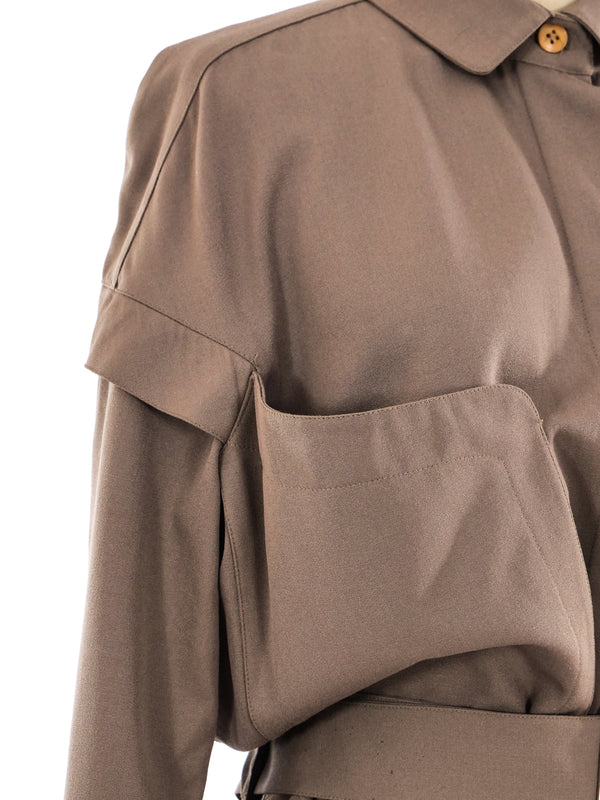 Thierry Mugler Belted Utility Dress Dress arcadeshops.com