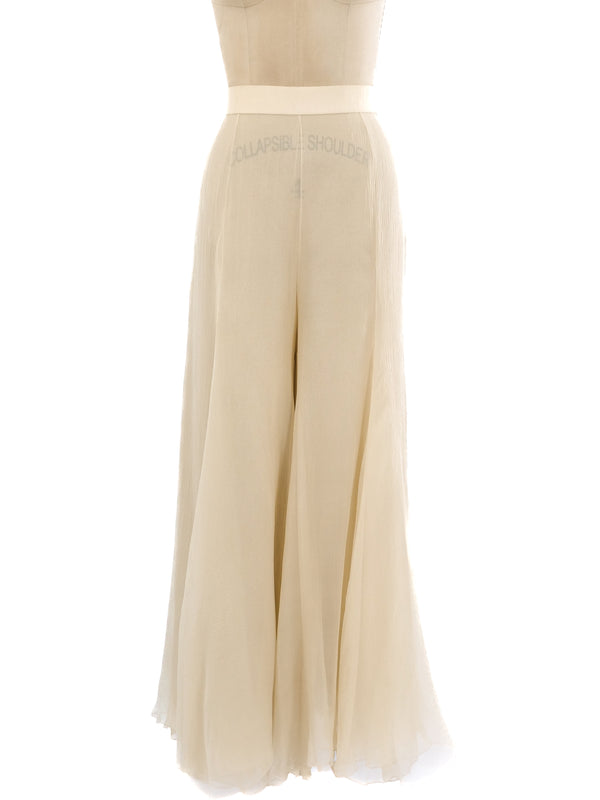 Christian Dior Chiffon Palazzo Pant Bottom arcadeshops.com