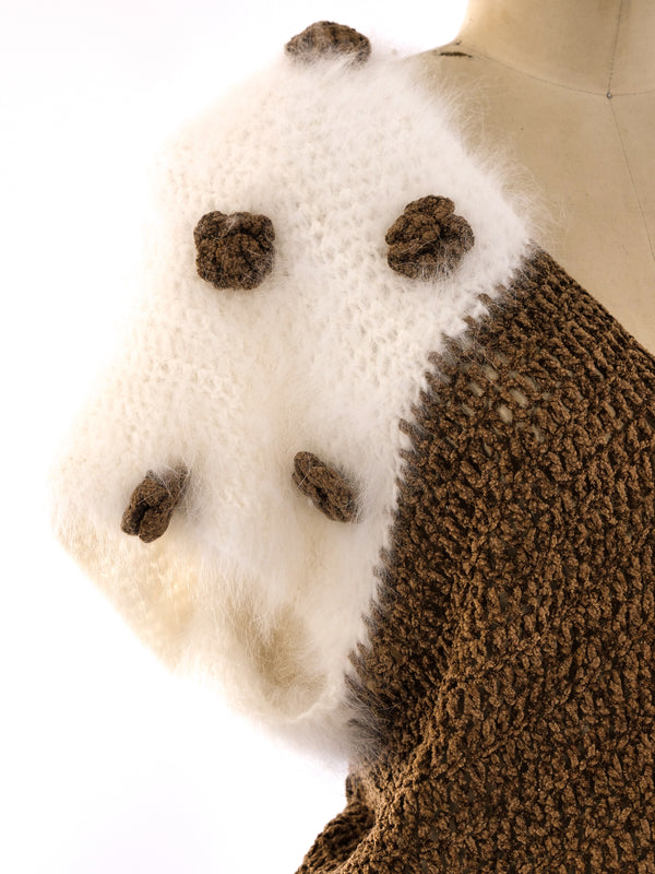 Angora Tie Waist Sweater Top arcadeshops.com