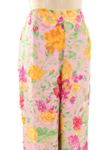 Kenzo Silk Floral Pants Bottom arcadeshops.com